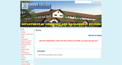 Desktop Screenshot of commerce.farookcollege.ac.in